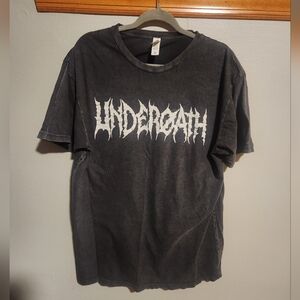 Underøath Band Tour Charcoal Tee